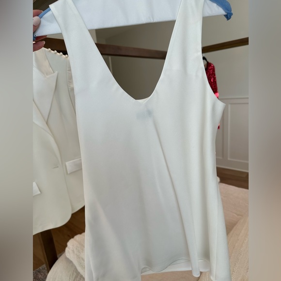 Nadine Merabi - Charlotte White Blazer + Nicole Top + Charlotte White Pants - M - Picture 12 of 16